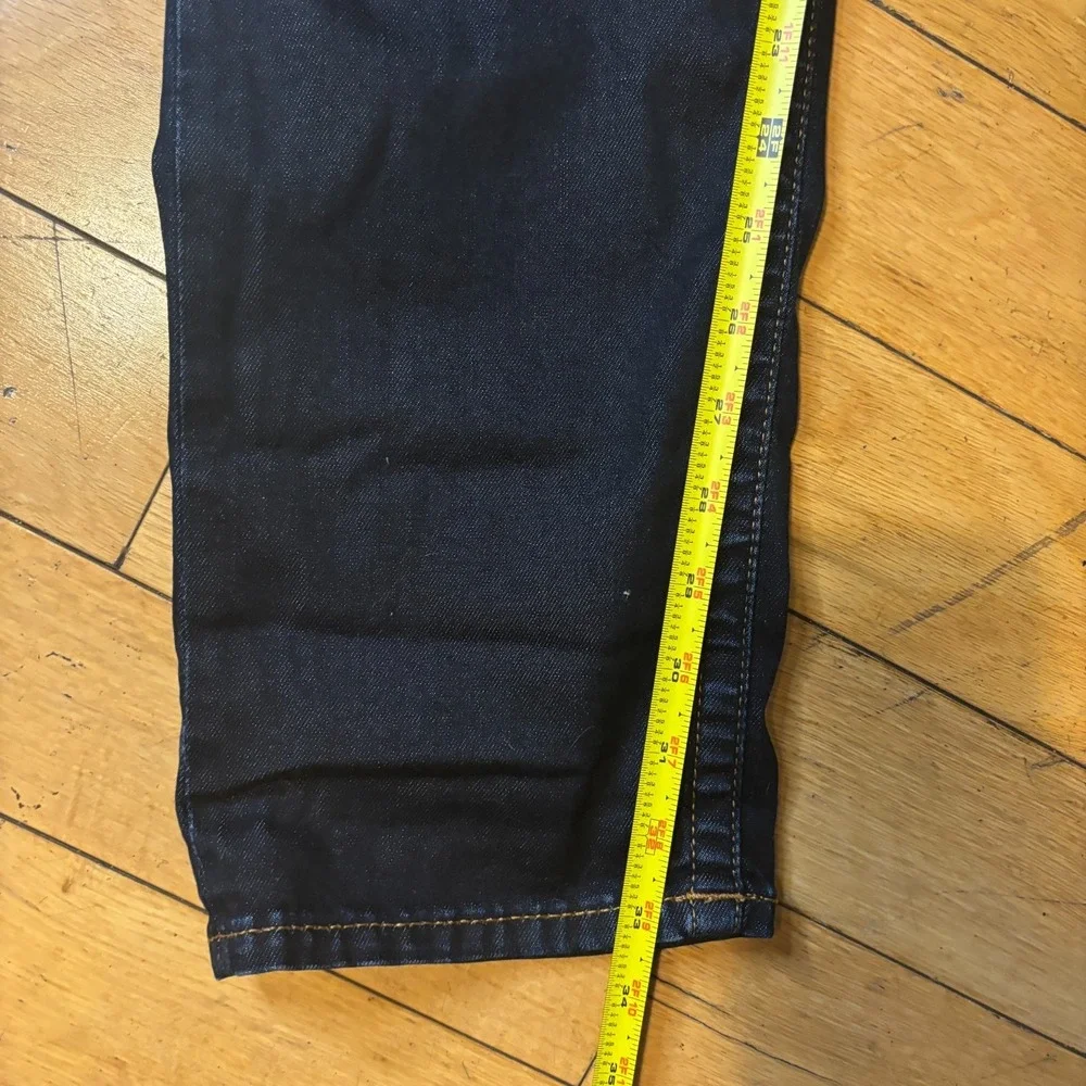 True Religion Geno Relaxed Slim Jeans Mens 33 Dark Indigo Wash Horseshoe Pocket